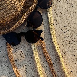 خرید اینترنتی بند عینک دست بافت رافیا