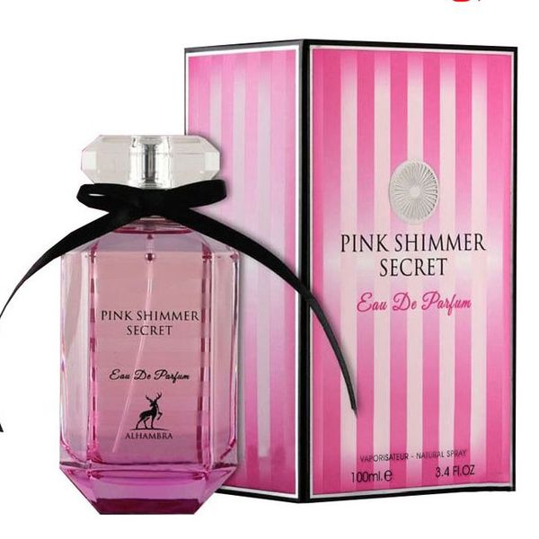 ادکلن PINK SHIMMER SECRET ALHAMBRA ادکلن سکرت بامبشل الحمبرا