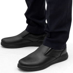 خرید اینترنتی کفش مردانه اداری کشی مدل استیو رنگ مشکی