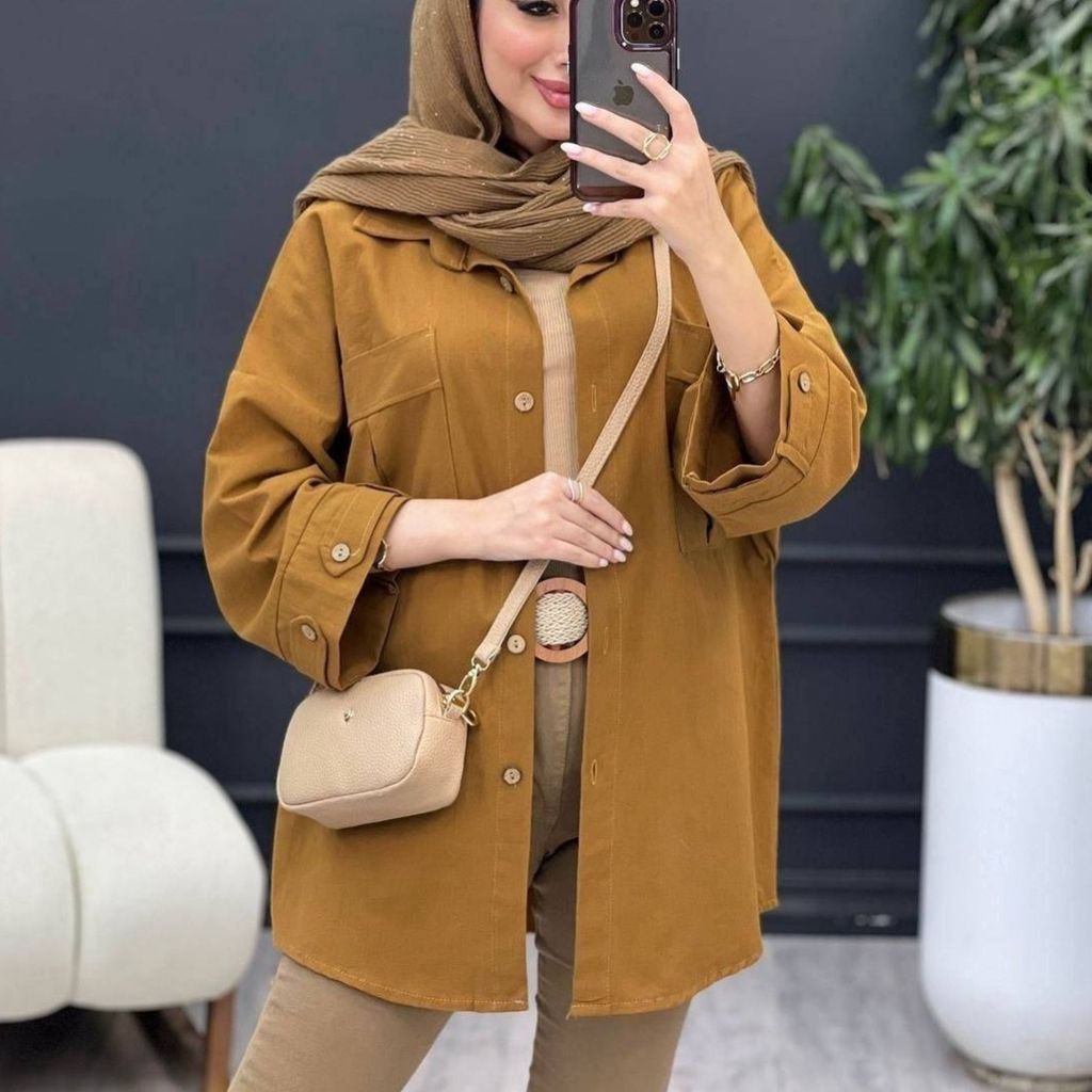 قیمت مانتو کتان لنین آستین فلشی