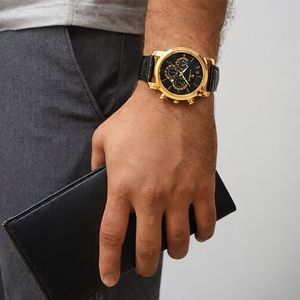 مشخصات ساعت romanson مشکی طلایی مدل B62