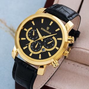 قیمت ساعت romanson مشکی طلایی مدل B62