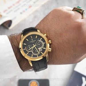 خرید اینترنتی ساعت romanson مشکی طلایی مدل B62