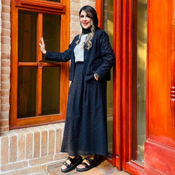 ست کت و دامن خامه دوزی زنانه مدل جانا (کالکشن فروزان نریمیسا)