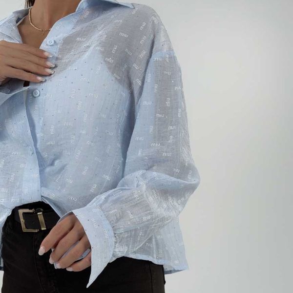 شومیز جلو گره MIU MIU کد 220646