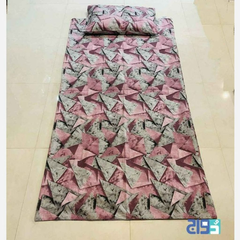 فروش اینترنتی روتختی زیپدار تشک مسافرتی طرح رویا (صورتی)