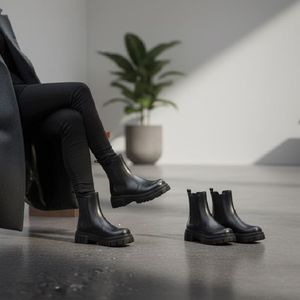 قیمت ارزان نیم بوت زنانه چلسی دوطرف کش