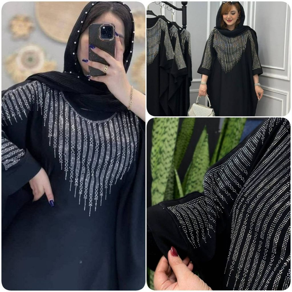 خرید انلاین عبا نگین کاری شراره