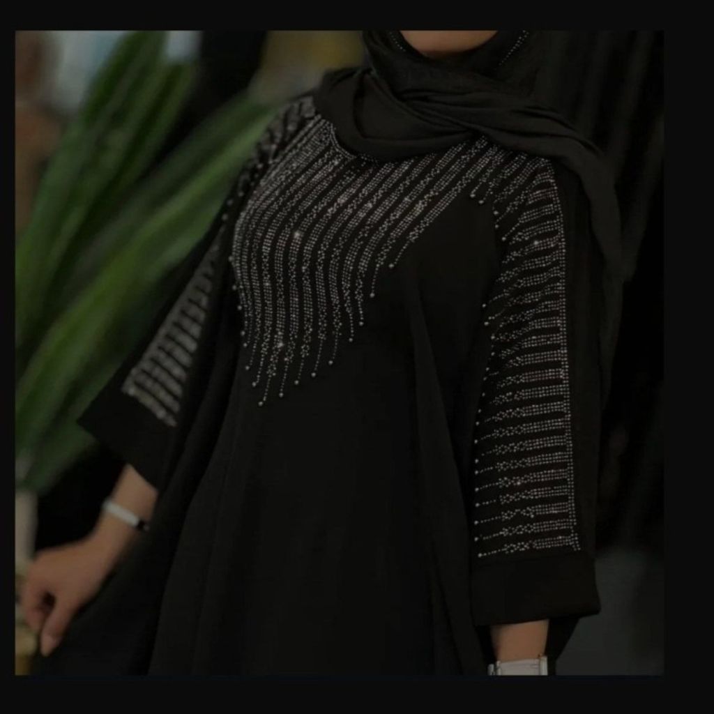 خرید اینترنتی عبا نگین کاری شراره