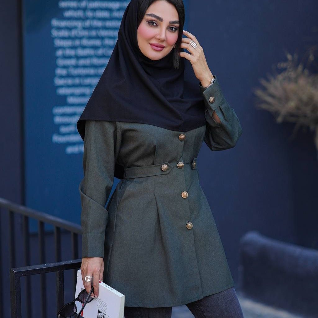 قیمت مانتو دانشجویی کوتاه عروسکی طناز