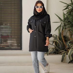 خرید انلاین مانتو دانشجویی کوتاه پرشیا