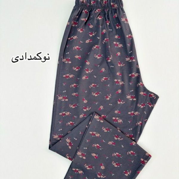 شلوار نخ پنبه راحتی زنانه سایز بزرگ
