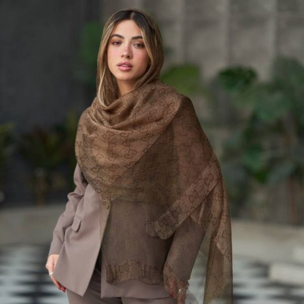 شال ابریشم تافته