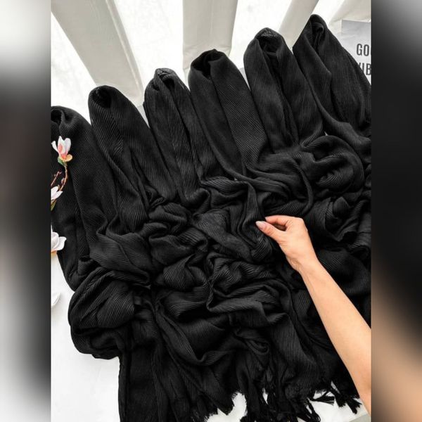 شال بامبو مشکی وارداتی