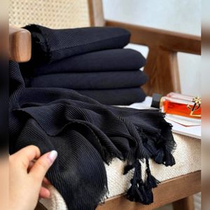 مشخصات شال بامبو مشکی وارداتی