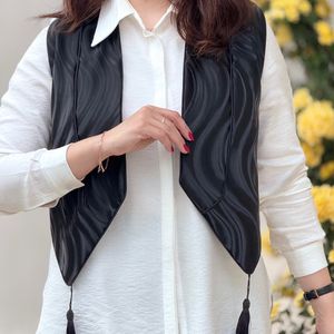 خرید انلاین جلیقه چرمی موج