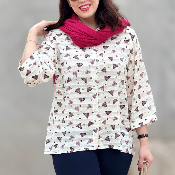 شومیز زنانه هندسی