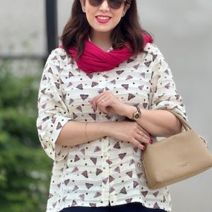 شومیز زنانه هندسی