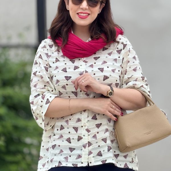 شومیز زنانه هندسی