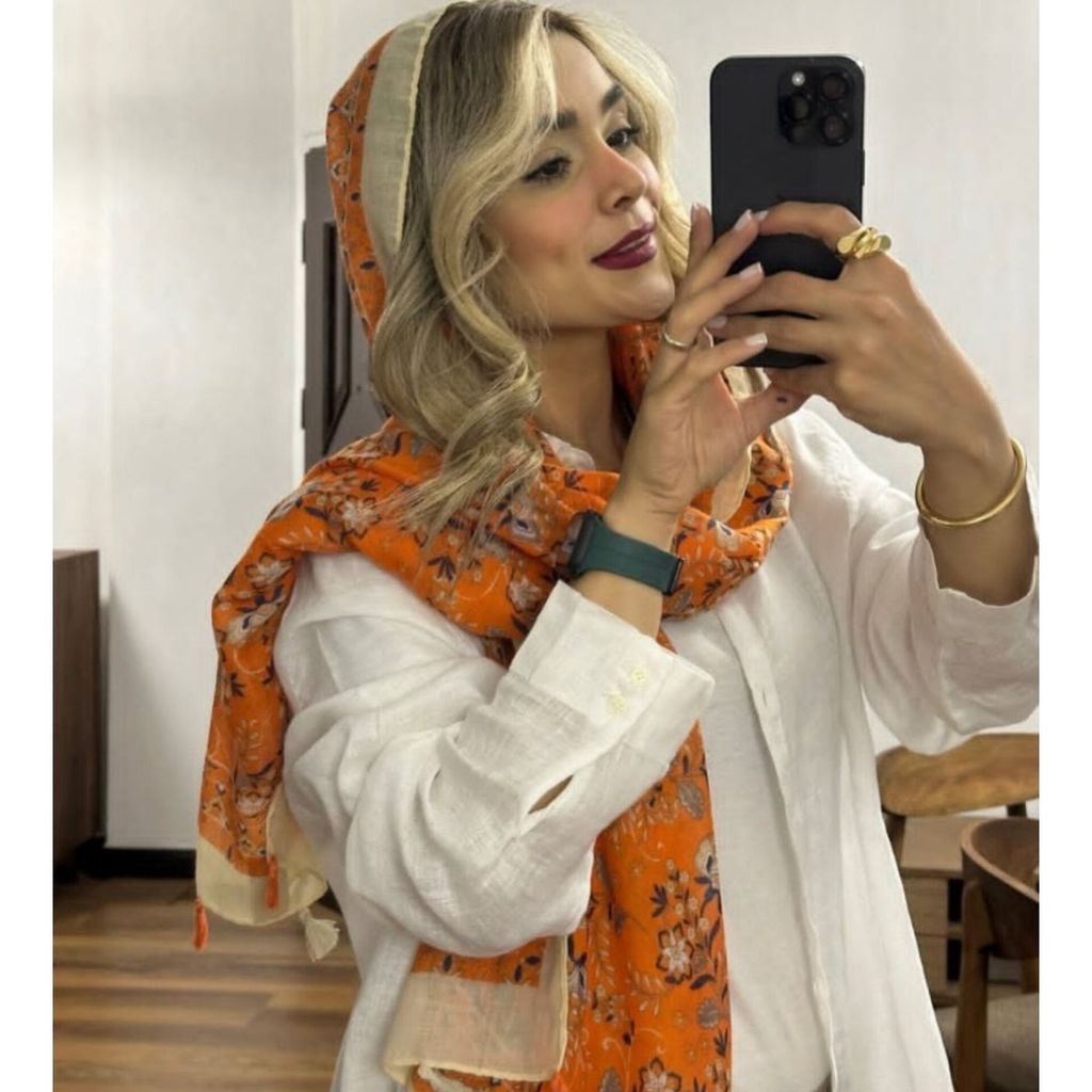 فروش اینترنتی شال نخ پنبه trf وارداتی