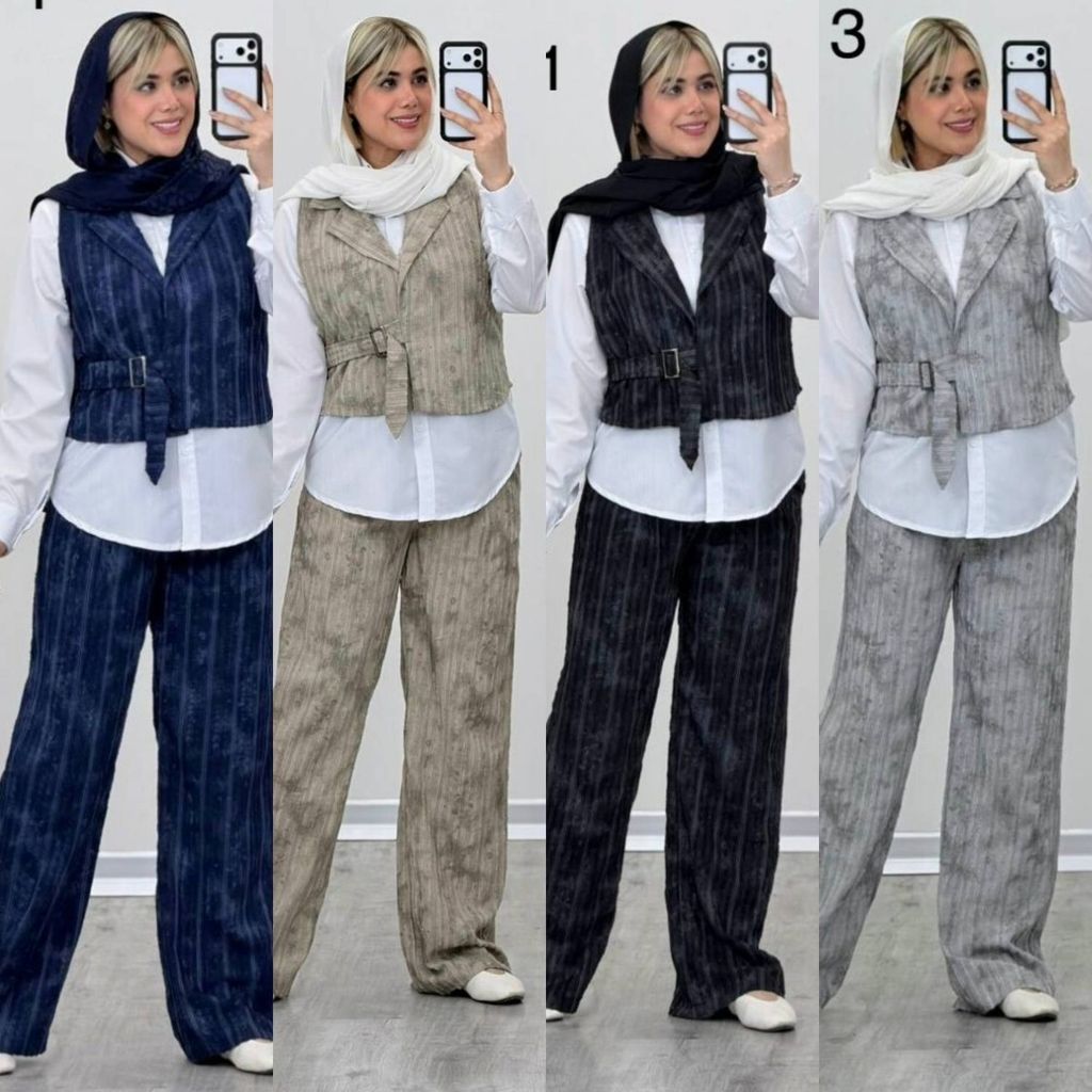 خرید اینترنتی ست سه تیکه پری