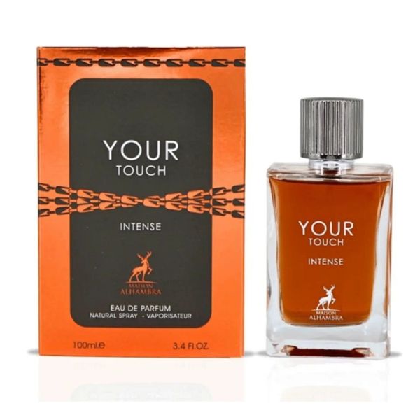 ادکلن مردانه الحمبرا مدل یور تاچ اینتنس عطر مردانه الحمبرا مدل یور تاچ