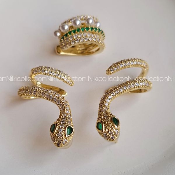 گوشواره ایرکاف جواهری ماری