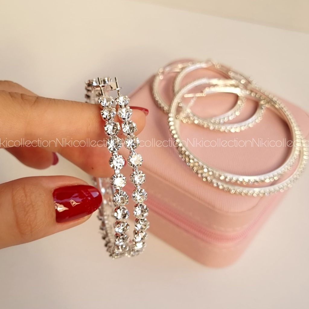 خرید اینترنتی قیمت گوشواره های تنیسی جواهری