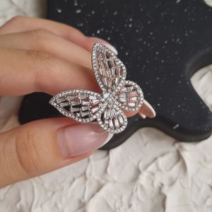 انگشتر جواهری پروانه