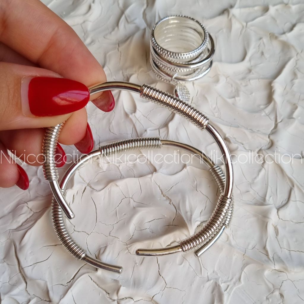 خرید اینترنتی قیمت دستبند آبکاری نقره