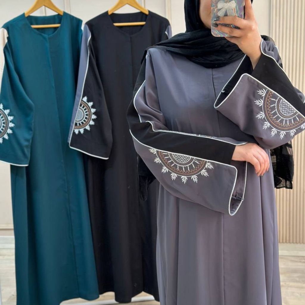 خرید آنلاین مانتو عبایی خورشید