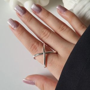 انگشتر ایکس آبکاری نقره