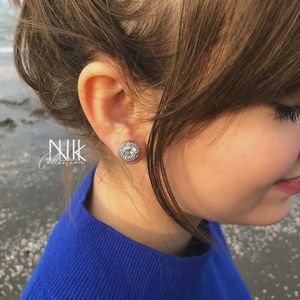 خرید اینترنتی قیمت گوشواره جواهری دوطرفه