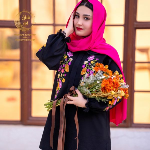 شومیز و شلوار گلدوزی گلسا