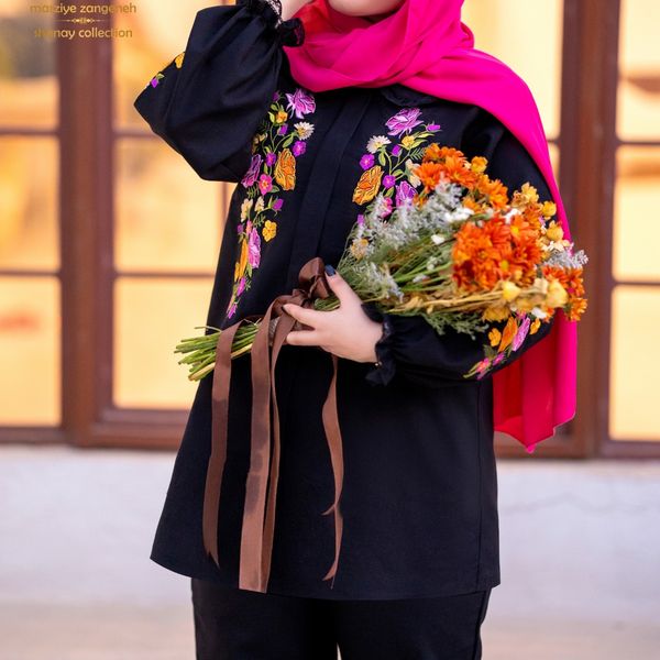 شومیز تک گلدوزی گلسا