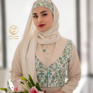 پیراهن الیزابت فیروزه ای