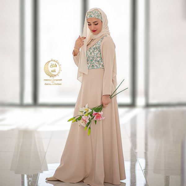 پیراهن الیزابت فیروزه ای