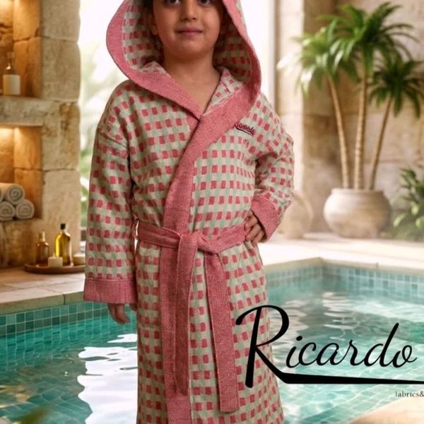 حوله لباسی  تنپوش نخی کودک سایز 100