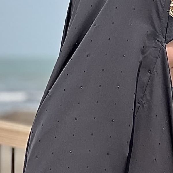 پارچه چادر مشکی خالدار ساده و خالدار نگیندار