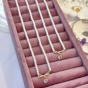 خرید اینترنتی گردنبند مروارید پرورشی