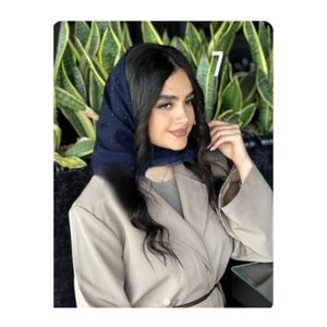 مینی اسکارف توری نگینی قواره هفتاد دخترانه