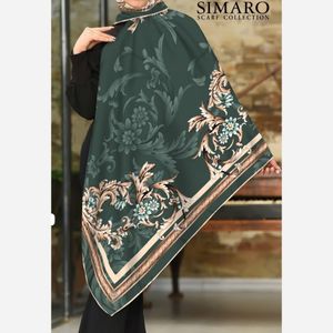 روسری نخی قواره130 سیمارو کدP-3160-7