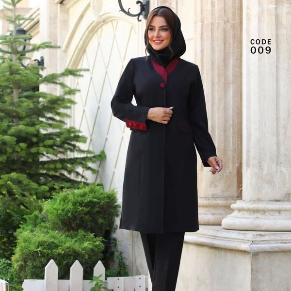 مانتوو شلواراداری ترک لندکد009