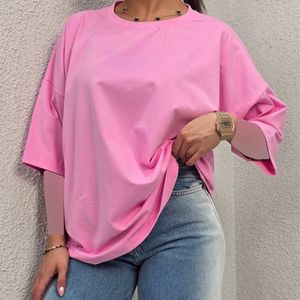 تیشرت باکسی زنانه و دخترانه ساده