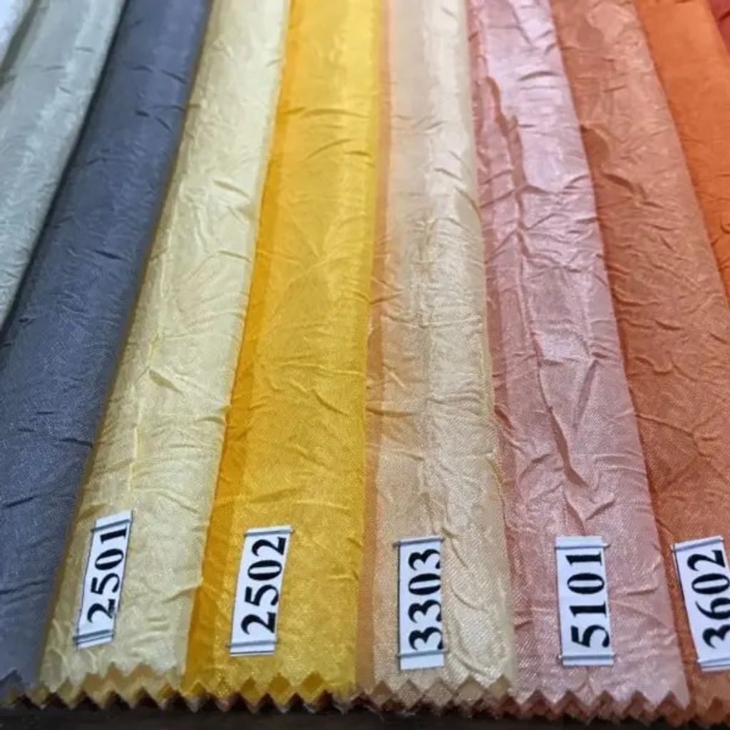 فروش اینترنتی پارچه پرده ترگالت (ساتن چروک) عرض 280
