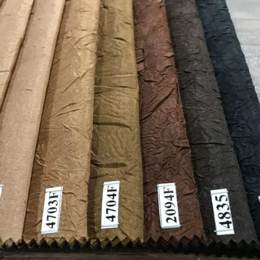 فروش اینترنتی پارچه پرده ترگالت (ساتن چروک) عرض 280