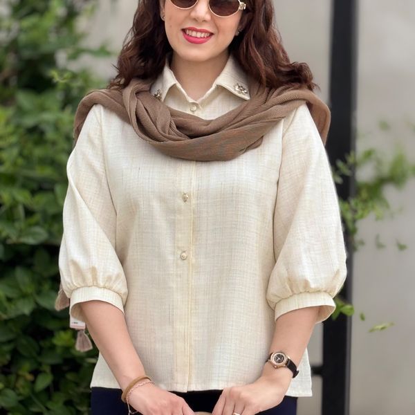 شومیز لینن زنانه سولاری