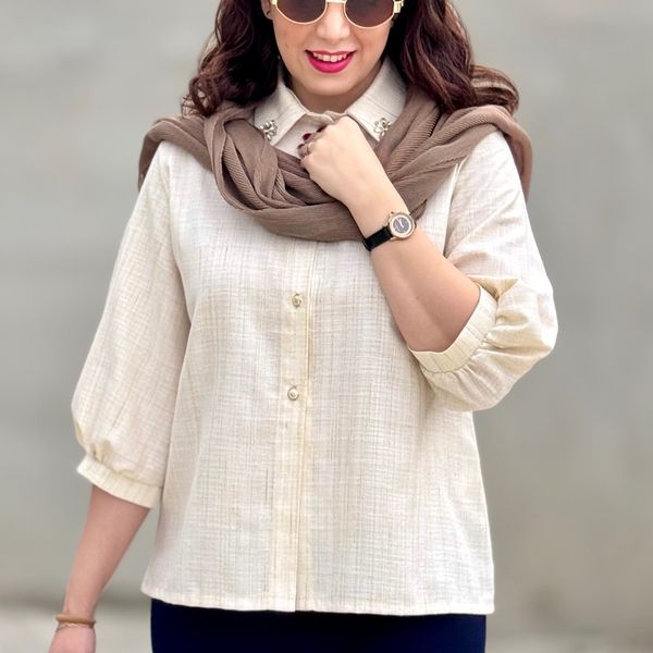 شومیز لینن زنانه سولاری