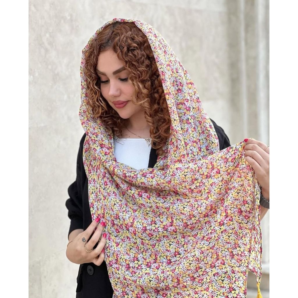 قیمت ارزان شال نخ پنبه trf وارداتی