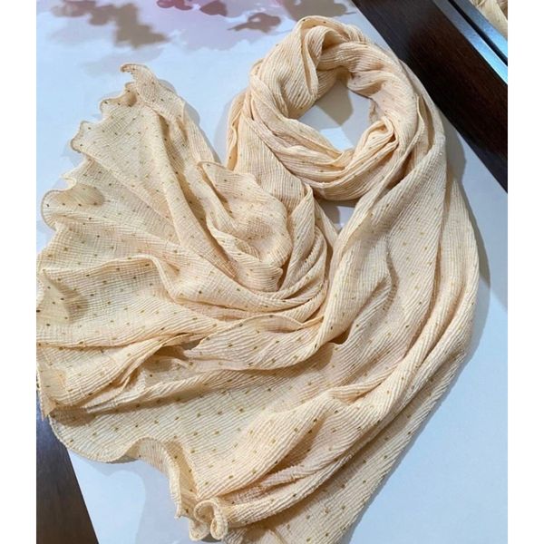 شال پلیسه جیوه ای حاشیه دلبری